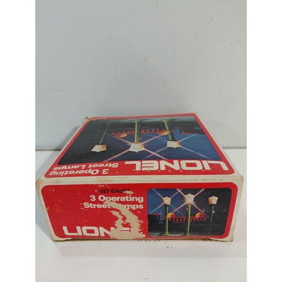 Lionel 6-2170 Train O/27 Gauge Model Railroad 3 Operating Street Lamps w/Box - Picture 5 of 6